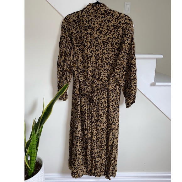 Zara Leopard Trench Coat - Picture 5 of 6